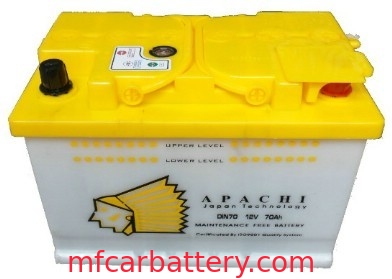 Sealed DIN70 Dry Charged Battery, 70 AH 12v Car Batteries For Audi, Volvo, Volkswagen