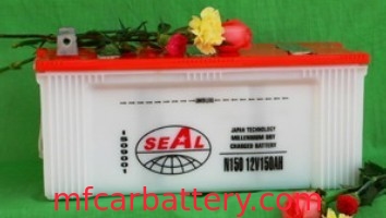 Start Car Battery, N150 12v White Sealed JIS Battery For Truck