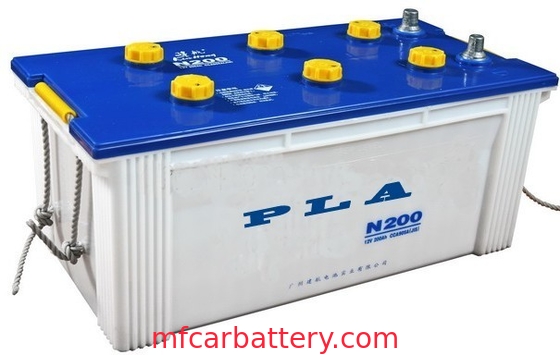Lead Acid N150 Sealed JIS Battery PLA / OEM Dry Charged Battery For Truck