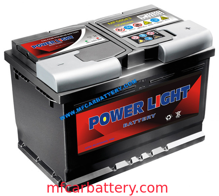 POWER LIGHT 12V 80 AH MF Car Battery , Sealed Maintenance Free Battery SMF58043